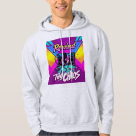 Zurückspulen des Chaos Gen X Vintag 80er Cassette Hoodie