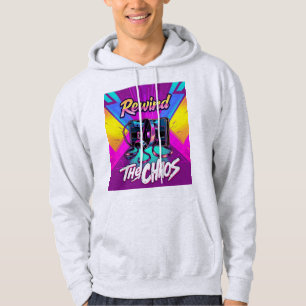 Zurückspulen des Chaos Gen X Vintag 80er Cassette  Hoodie