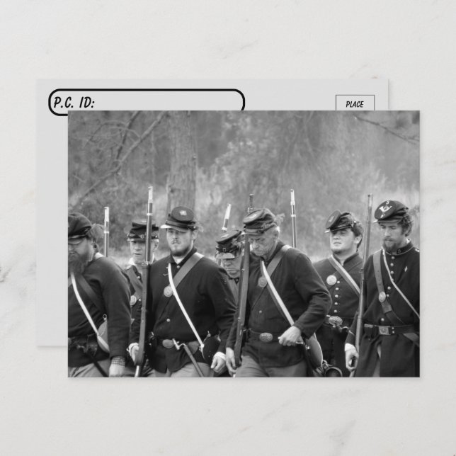 Zurückstellen der Schlacht - Zivile Wiederaufnahme Postkarte (Vorne/Hinten)