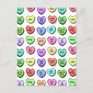 Zurückweisung Valentins Postkarte