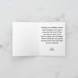 Zurzeit gibt es jede Menge Fa La La La Feiertagskarte