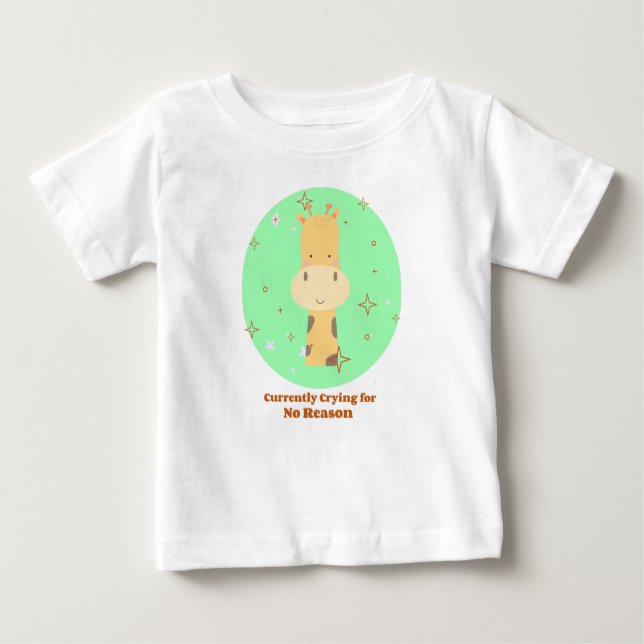 Zurzeit ohne Grund schreien Baby T-shirt (Vorderseite)