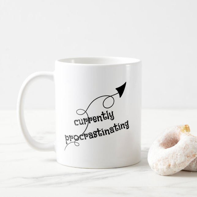 Zurzeit verzögert die Tasse von Pfeil (Mit Donut)