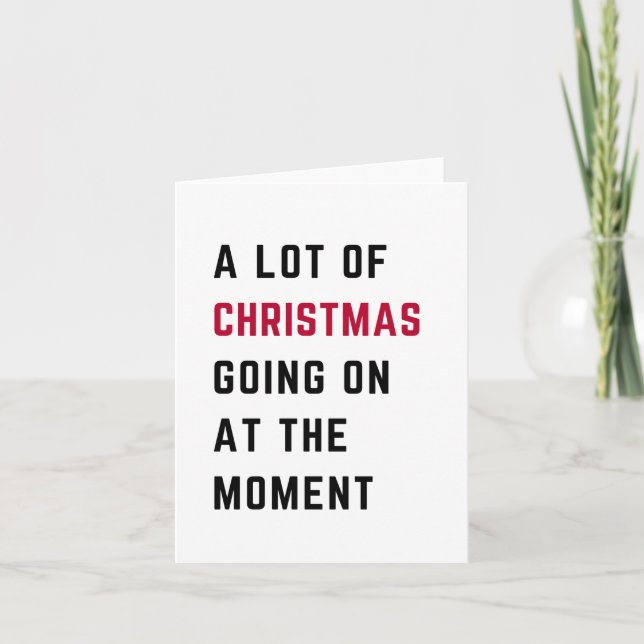 Zurzeit viel Weihnachten (Vorderseite)