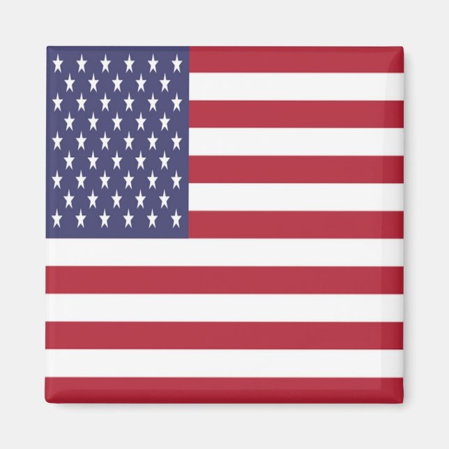 zUS001 US FLAG, Amerika, Kühlschrank Magnet (Vorne)
