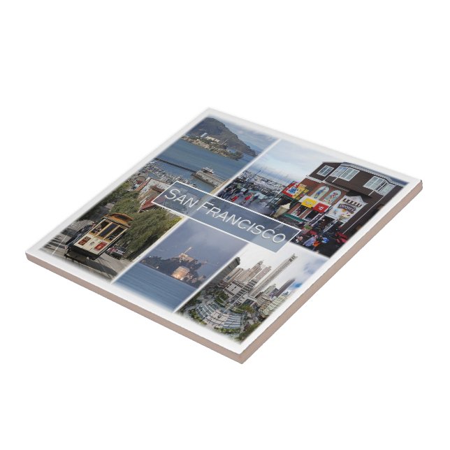 zUS031 SAN FRANCISCO, Mosaik, Kalifornien, Fliese (Seite)