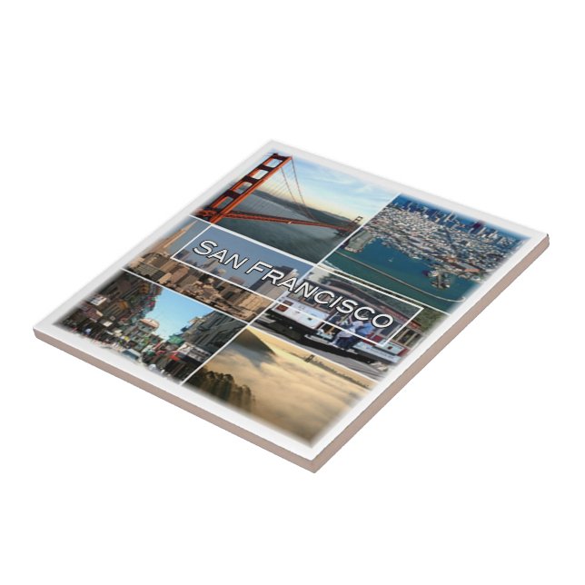 zUS033 SAN FRANCISCO, Mosaik, Kalifornien, Fliese (Seite)