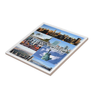 zUS036 NEW YORK, Mosaik, Amerika, Fliese