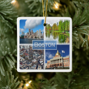 zUS041 BOSTON, Massachusetts, America, Keramikornament