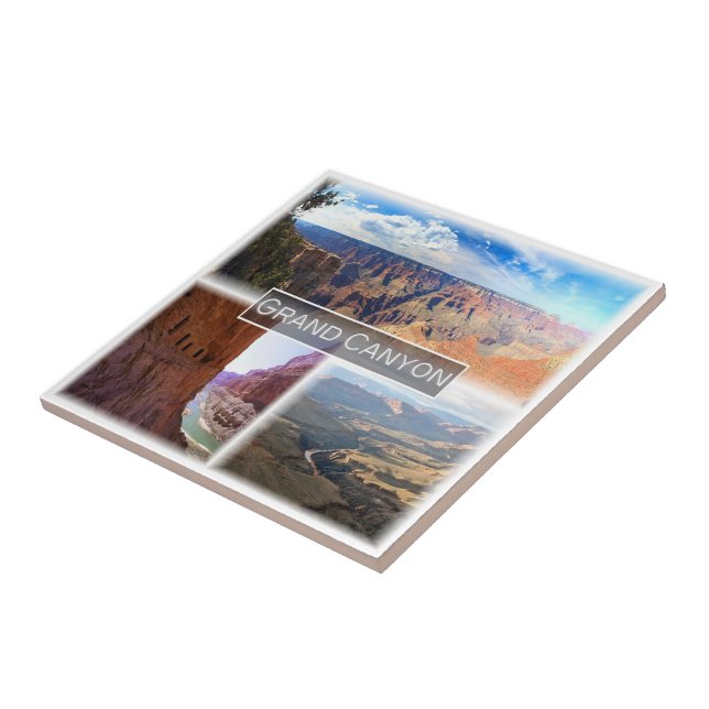 zUS046 GRAND CANYON, Mosaik, Arizona, Fliese (Seite)