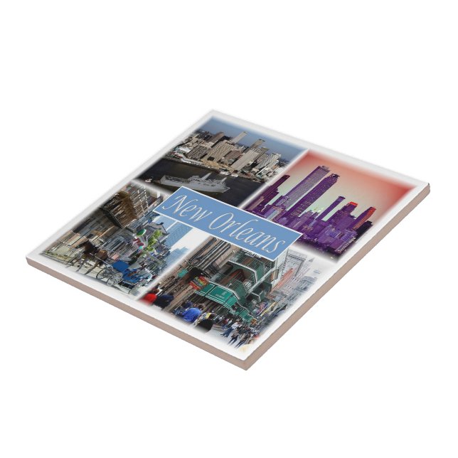 zUS049 NEW ORLEANS LOUISIANA, Mosaik, Fliese (Seite)