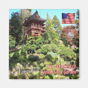 zUS064 SAN FRANCISCO, Japanischer Teegarten, Kühls Magnet