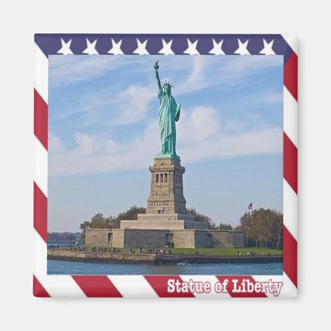 ZUS098 STATUE OF LIBERTY, New York City, Kühlschra Magnet (Vorne)