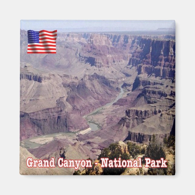zUS144 GRAND CANYON Nationalpark, Arizona, Kühlsch Magnet (Vorne)