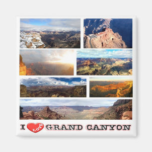 zUS150 GRAND CANYON I Liebe, Mosaik, Kühlschrank Magnet