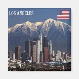 zUS167 LOS ANGELES, Skyline, Kalifornien, Kühlschr Magnet
