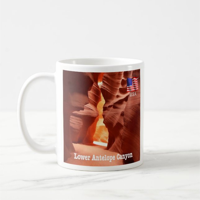zUS191 ANTELOPE CANYON, Arizona, Amerika, Kaffeetasse (Links)