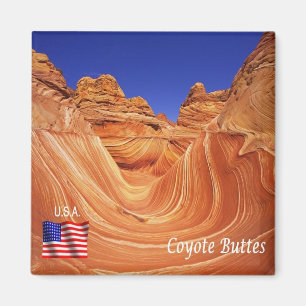zUS194 COYOTE BUTTES, Arizona, Amerika, Kühlschran Magnet