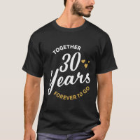 Zusammen 30 Jahre für immer zum Hochzeitsfeier
