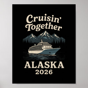 Zusammen auf Alaska-Kreuzfahrt 2026 Urlaub Fami Poster