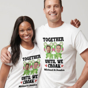 Zusammen, bis wir Froschfrösche Individuelle Namen T-Shirt