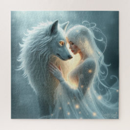 Zusammen Fantasy Digital Art Print Puzzle