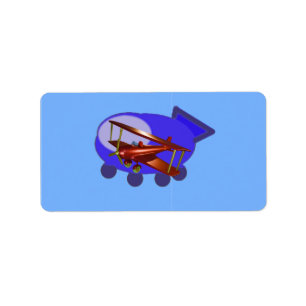 Zusammen fliegen adressaufkleber