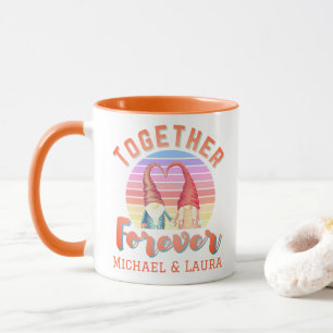 Zusammen Forever Gnome Couple Tasse