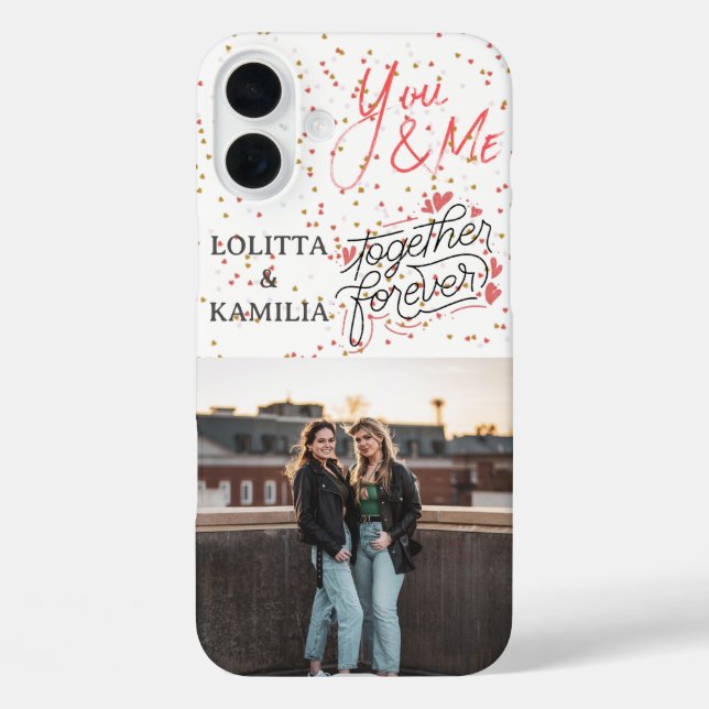 Zusammen für immer | Fall "Custom Foto iPhone 16" Case-Mate iPhone Hülle (Rückseite)