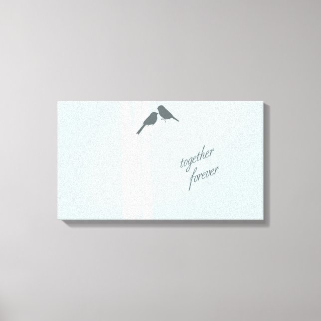 Zusammen für immer leinwanddruck (Vorderseite)