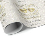 Zusammen für immer | weißer HochzeitConfetti Geschenkpapier<br><div class="desc">Zusammen für immer - schöner weißer Hochzeitconfetti-Druck. 100% kundengerecht. Bereiten Sie vor, um die Kästen auszufüllen oder den BESONDERS ANFERTIGEN Knopf an zu klicken, um irgendwelche des Textes oder der Grafiken hinzuzufügen, zu bewegen, zu löschen oder zu ändern. Gemacht mit hohem Entschließungsvektor und/oder digitalen Grafiken für einen beruflichen Druck. ANMERKUNG:...</div>