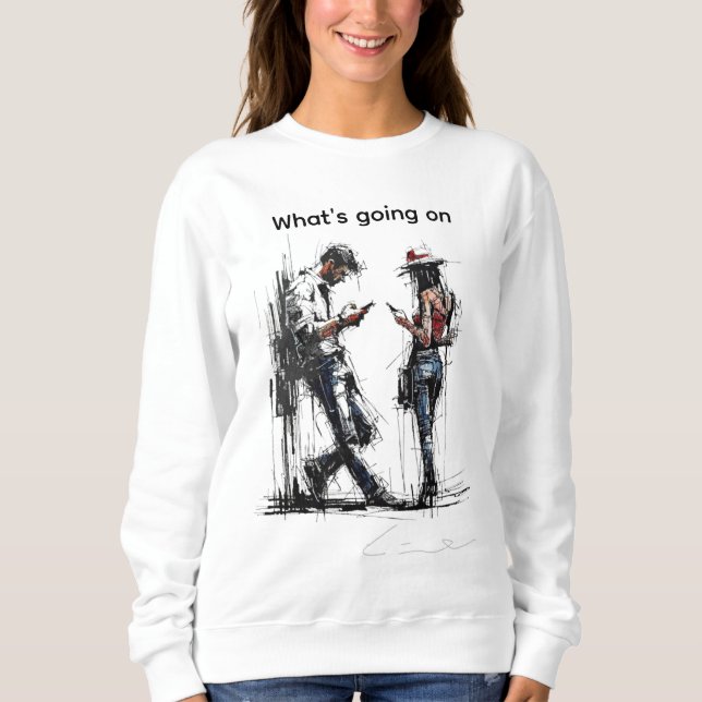 Zusammen getrennt, digitale Ergänzung Sweatshirt (Vorderseite)