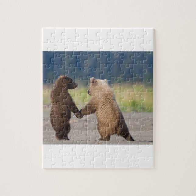 Zusammen Hand in Hand gehen Puzzle (Vertikal)