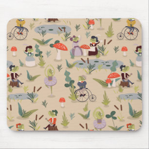 Zusammen im Froschland Mousepad