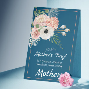 Zusammen in Blüten Gemeinsam blühend Rustikale Mut Feiertagskarte