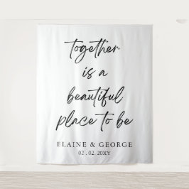 Zusammen ist das wunderschöne Foto Hintergrund Wandteppich