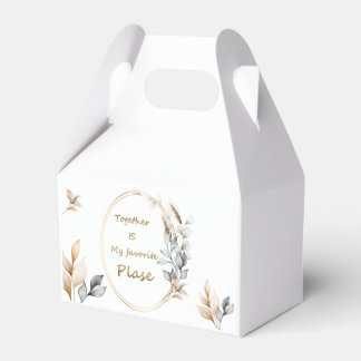 Zusammen ist mein Lieblingsort | Personalisierte H Geschenkschachtel