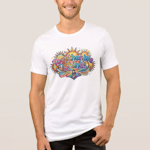 Zusammen leuchten wir Tri-Blend shirt