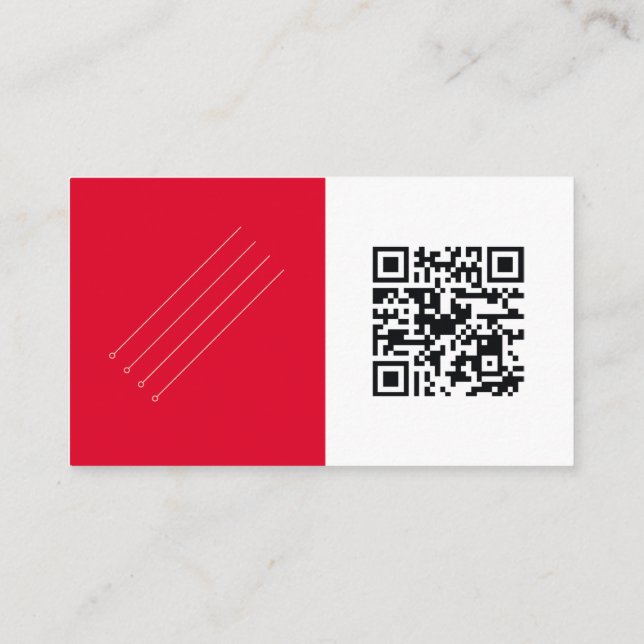 Zusammen mit QR Code - Boost Business Card Visitenkarte (Rückseite)