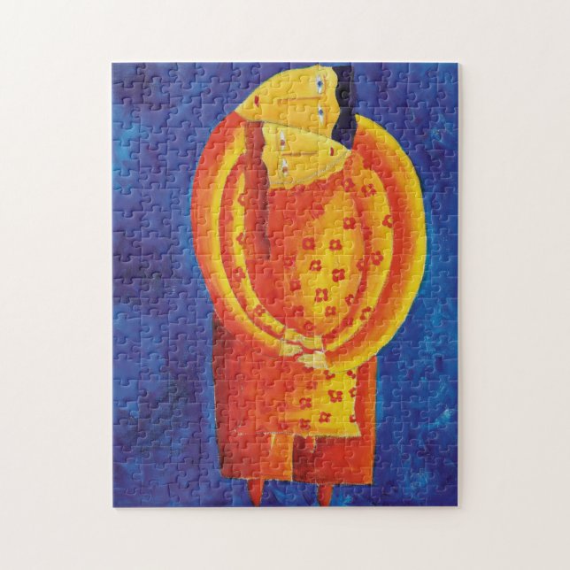 Zusammen mit zeitgenössischer Kunst Acrylmalerei Puzzle (Vertikal)