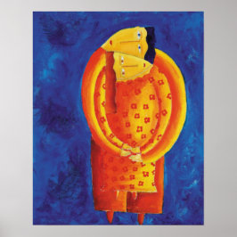 Zusammen mit zeitgenössischer Malerei Print Poster