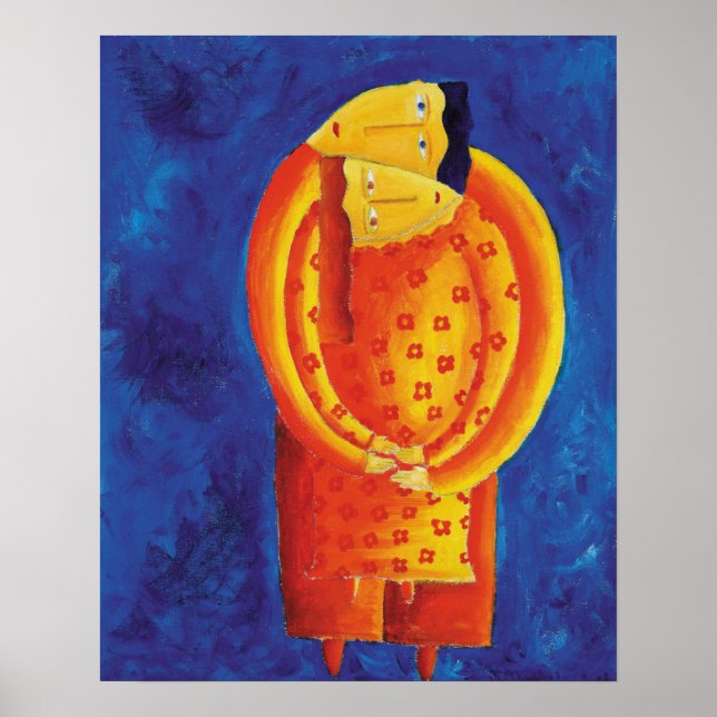 Zusammen mit zeitgenössischer Malerei Print Poster (Vorne)