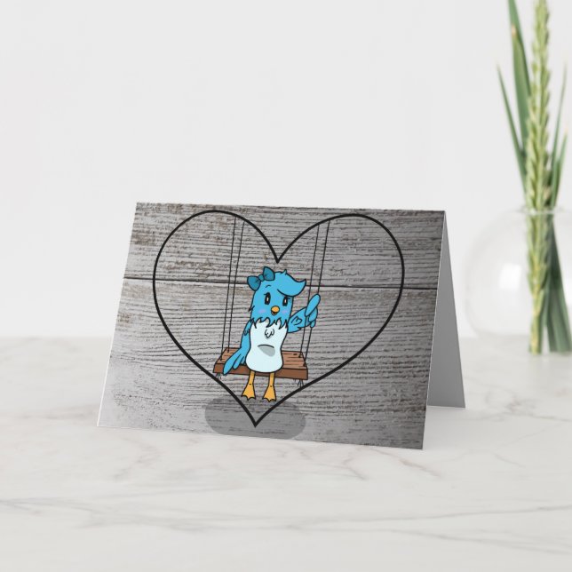 Zusammen oder nebenbei sind Sie immer im Herzen Karte (Vorderseite)