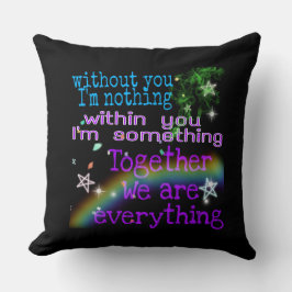 zusammen sind wir alles kissen