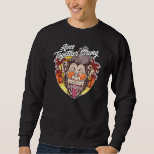Zusammen starke Steine zu den Mem-Vorräten des Mon Sweatshirt