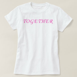Zusammen Süße Passende Paar Geteiltes Herz Frauen T-Shirt