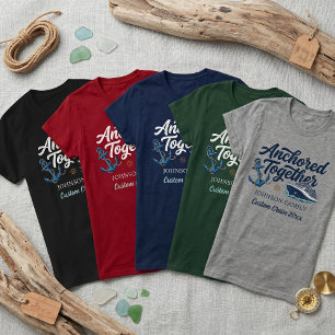 Zusammen verankerte maßgeschneiderte Familienkreuz T-Shirt