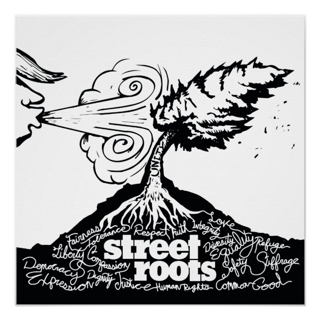 Zusammen werden wir jeden Sturm überstehen - glänz Poster (Vorderseite)