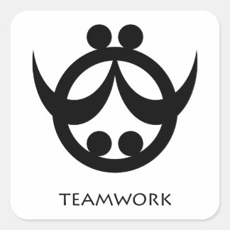 Zusammenarbeit Adinkra Symbol Aufkleber