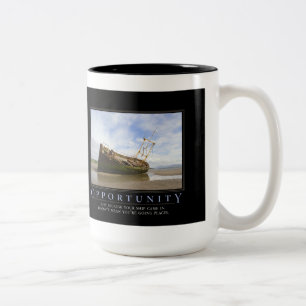 Zusammenarbeit Demotivational Tasse